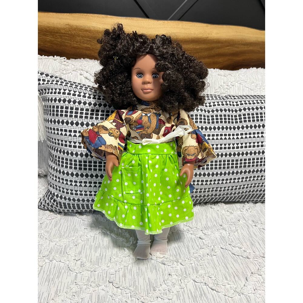 18" Doll Clothes Handmade/Sewn *Doll Not Included Red Satin Party Dress